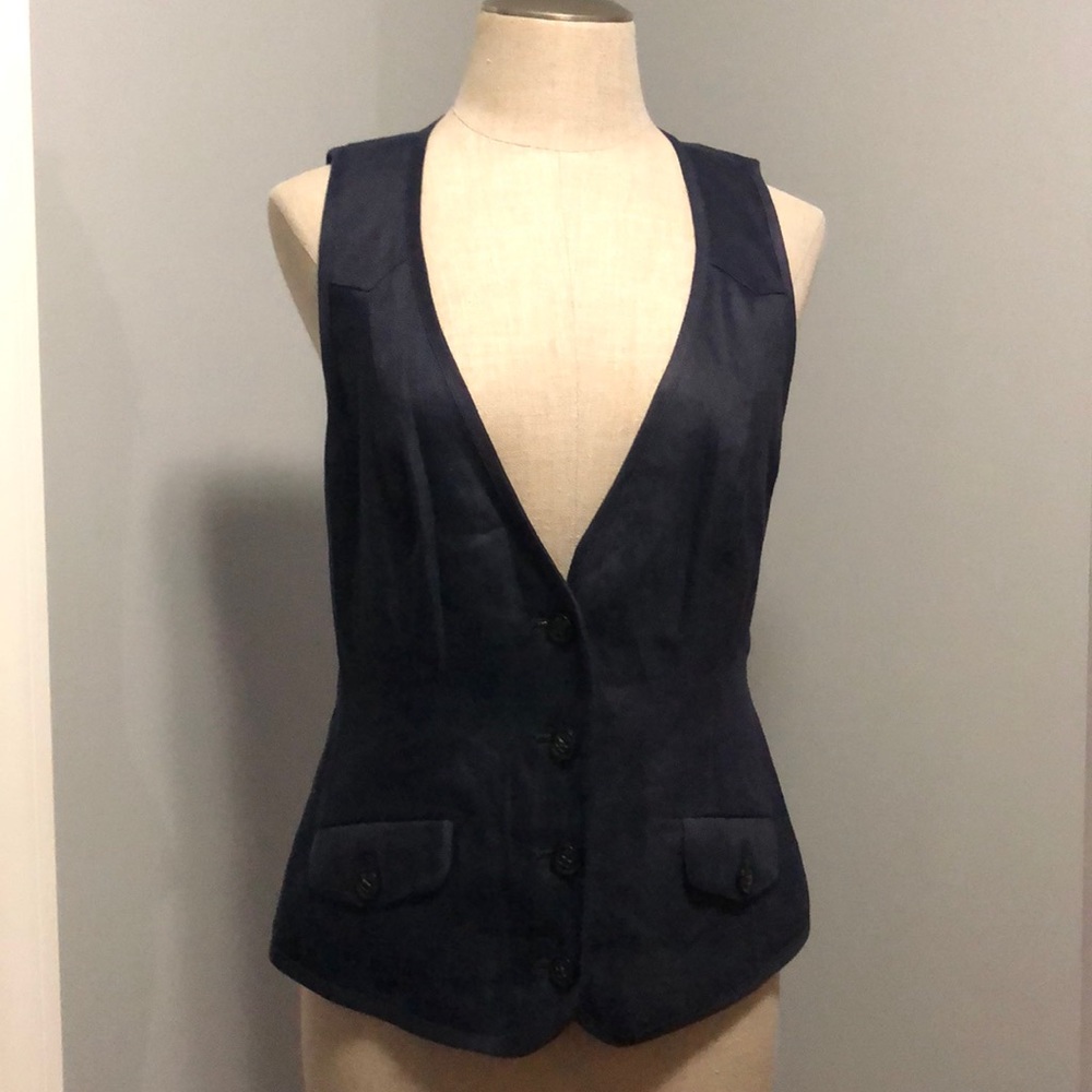 Diane Von Furstenberg DVF Denim Vest